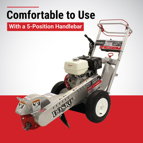 Dosko Stump Grinder 337-13HC - Side View