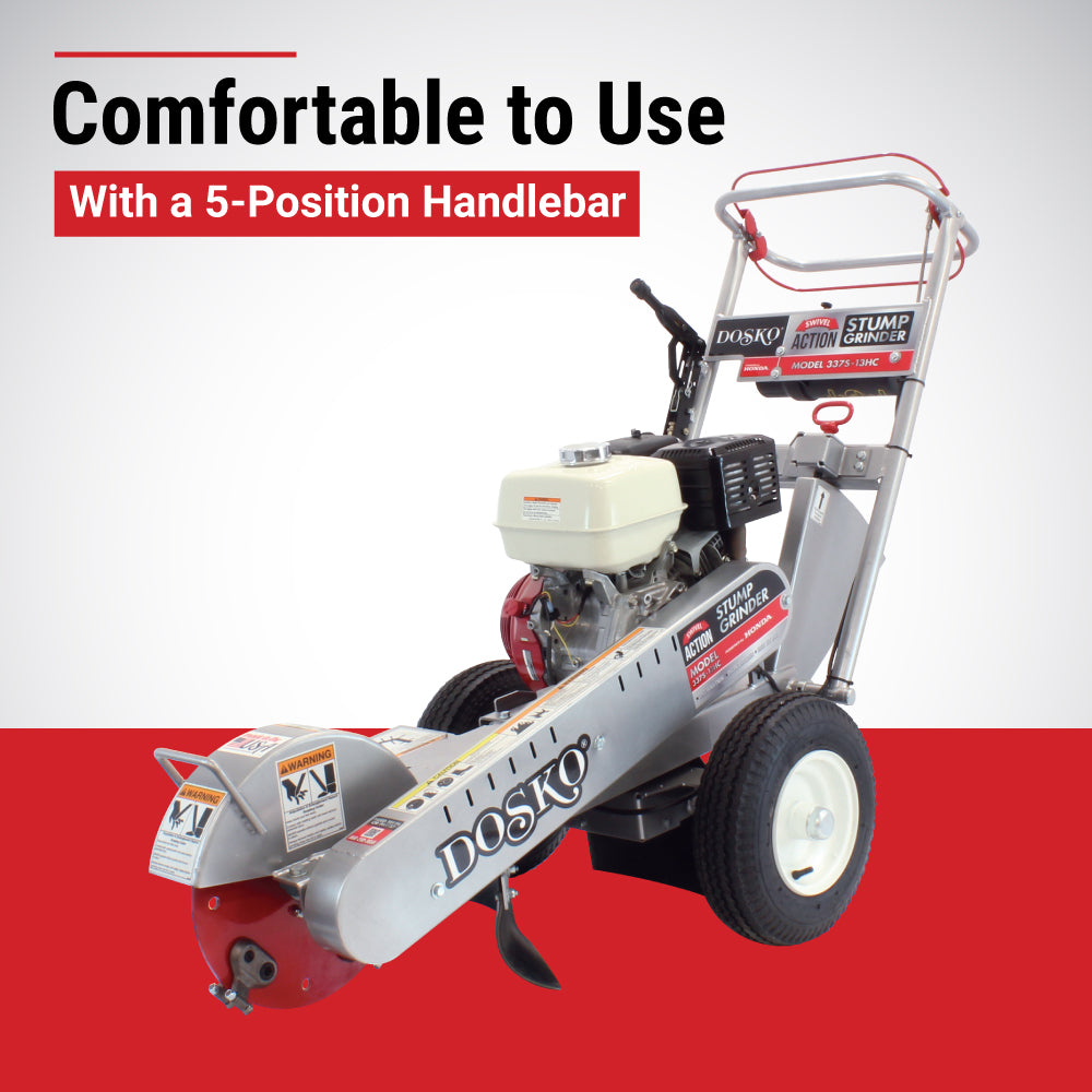 Dosko Swivel Stump Grinder 337S-13HC - Swivel Head Detail