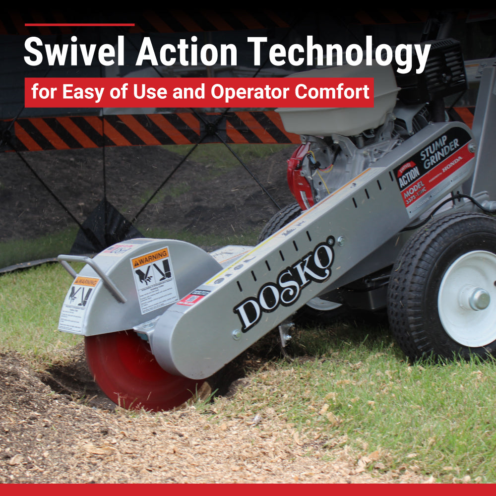 Dosko Swivel Stump Grinder 337S-13HC - Handlebar