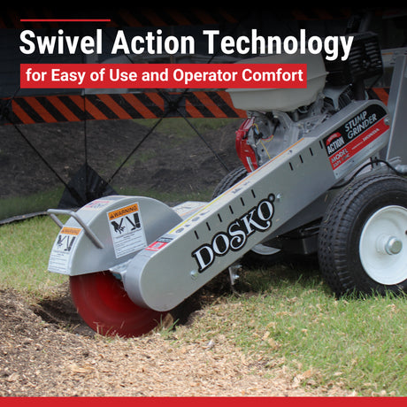 Dosko Swivel Stump Grinder 337S-13HC - Handlebar