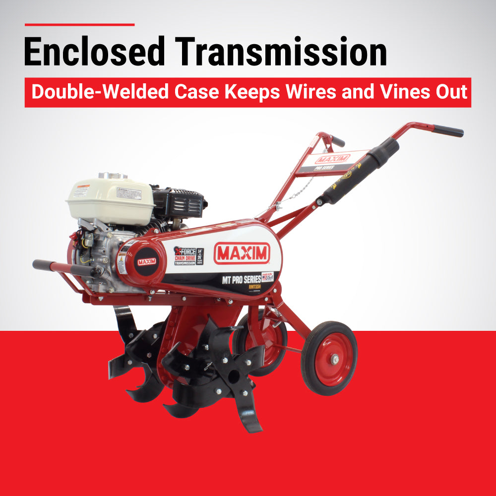 Maxim RMT55H.MAX Commercial Mid-Tine Tiller - detail view