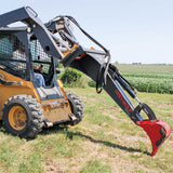 GREYWOLF Backhoe Attachment for Skid Steer Loaders, 12-In. Bucket, 6 Ft. 8 In. Dig Depth, Model 1065