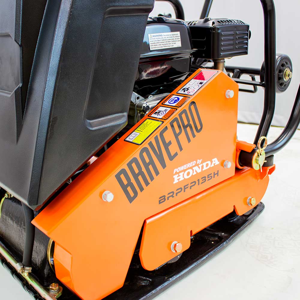 BravePro Forward Plate Compactor, 16 In. Plate, Honda GX160, Model BRPFP135H