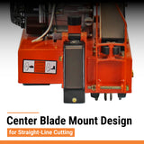 BravePro Green Concrete Saw, 10 In. Blade, 3.25 In. Cutting Depth, Honda GX200, Model BRPCS110H