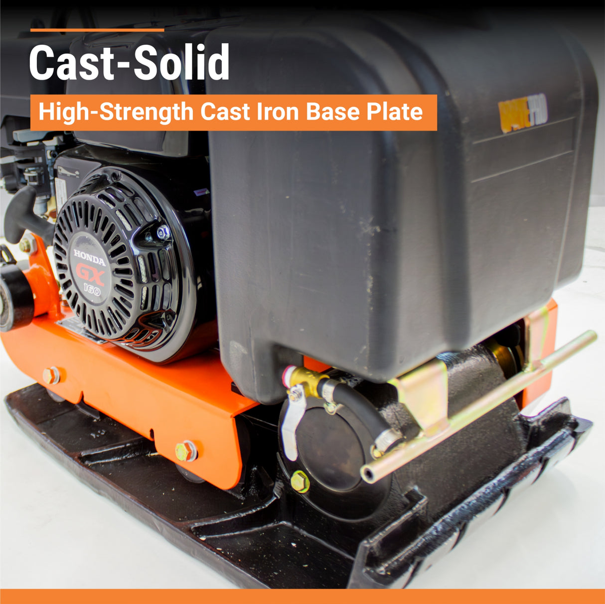 BravePro Forward Plate Compactor, 14 In. Plate, Honda GX160, Model BRPFP125H