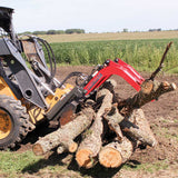 GREYWOLF Double Quick Attach Grapple for Skid Steer Loaders, Universal Bucket Mount, Model 1066