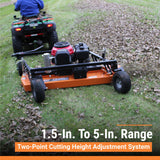 BravePro Finish Cut Pull-Behind Mower, 60 In. Deck, 25 HP, Honda GXV630, Model BRPFC112HE