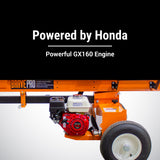 BravePro Log Splitter, 24-Ton, Horizontal and Vertical, 3,500 PSI, Honda GX160, Model VH1724GX