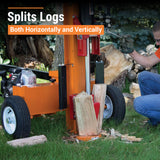 BRAVE Log Splitter, 30-Ton, Horizontal and Vertical, 3,500 PSI, Honda GC190, Model VH1730GC