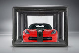 CarCapsule 16 ft CF1 Series ShowCase Indoor Capsule w/ Road Design Floor, IntelliCharger & LED Kit - CCSH16CF1