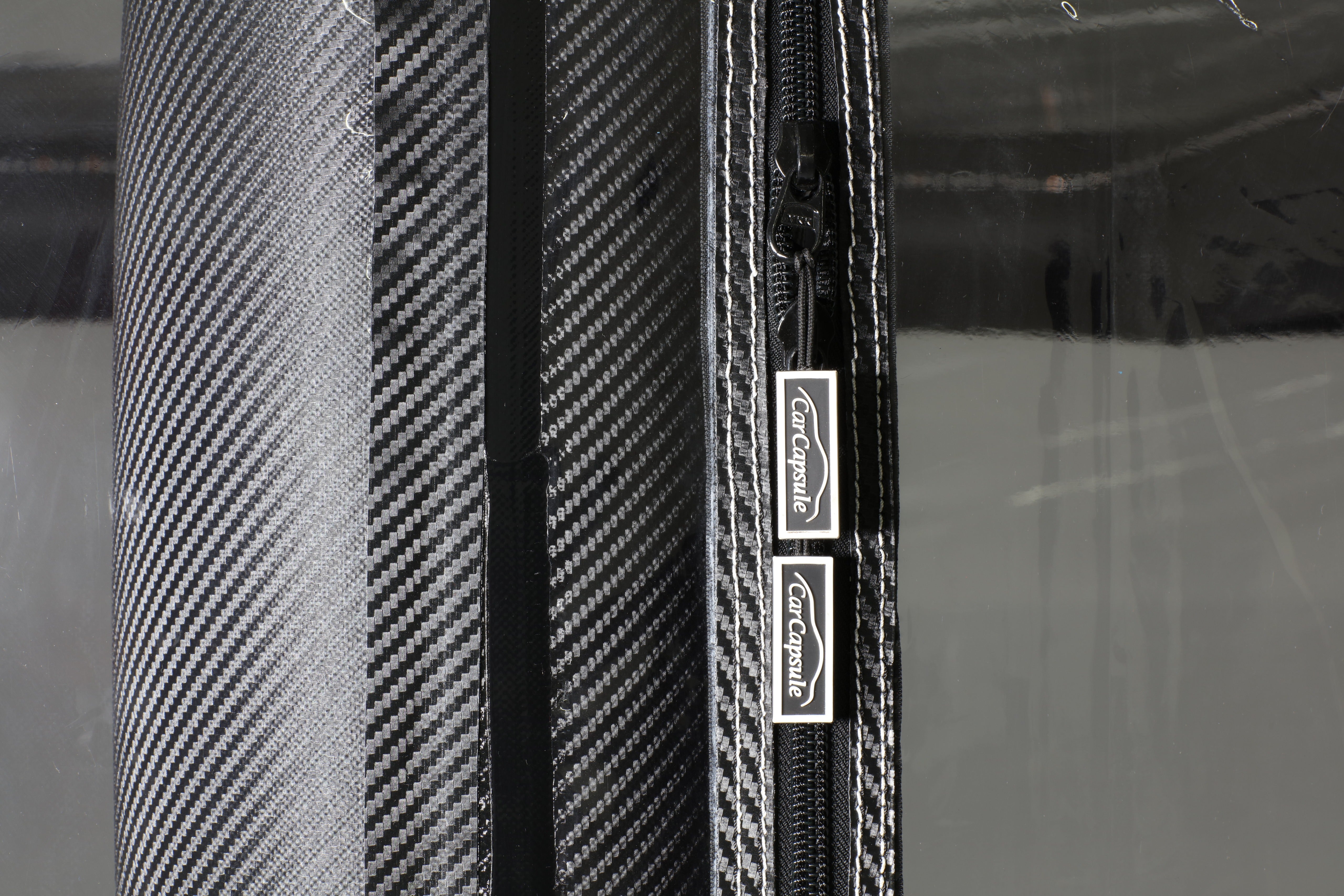 CarCapsule 16 ft CF1 Series ShowCase Indoor Capsule w/ Road Design Floor, IntelliCharger & LED Kit - CCSH16CF1