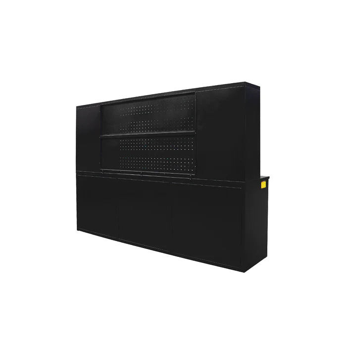 Chery Industrial 10ft Workbench Cabinet(40 Drawers, 2 Cabinets & 1 Pegboard) - WW000216