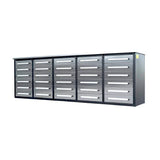 Chery Industrial 10ft Workbench Storage Cabinet with 30 Drawers - WW000188