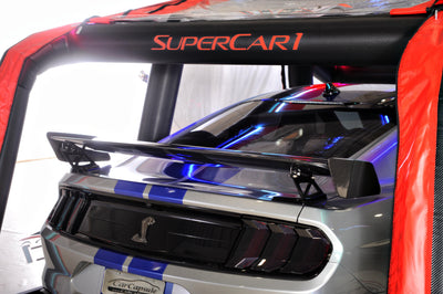 CarCapsule 18 ft SC1 Series ShowCase Indoor Capsule w/ Road Design Floor, IntelliCharger & LED Kit - CCSH18SC1