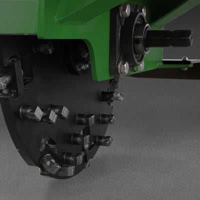 MechMaxx 3-Point PTO Stump Grinder with 34 Carbide Teeth for 15–45HP Tractors, Includes PTO Shaft with Slip Clutch, Model SG24