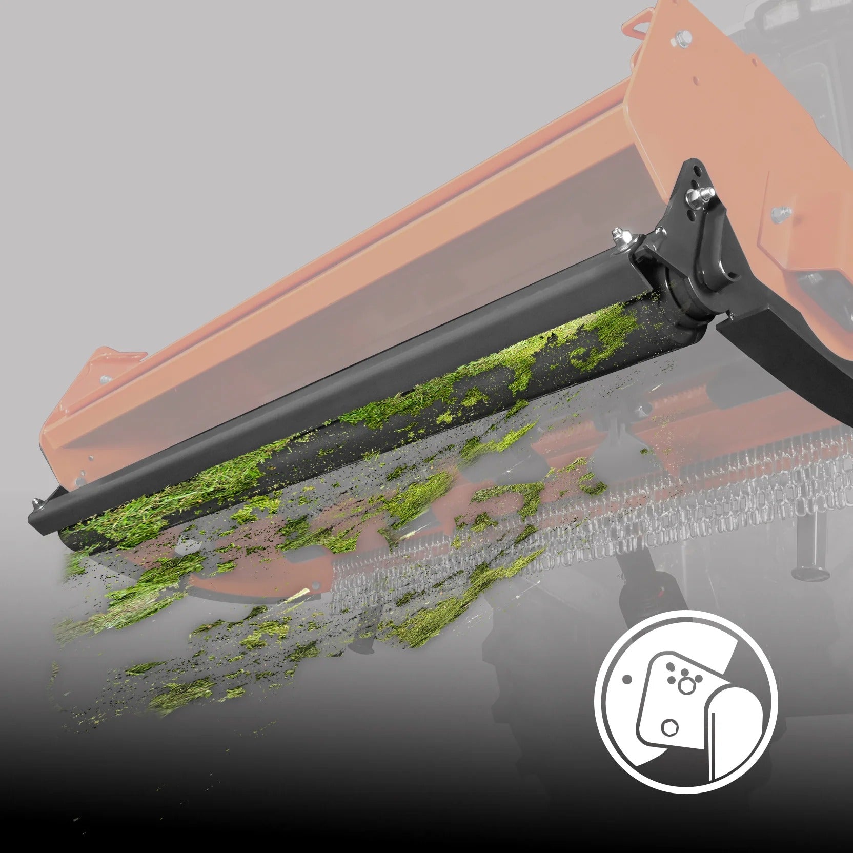 MechMaxx 63" Heavy Duty PTO Flail Mower with Hydraulic Side Shift, 3-Point Hitch, 50–75HP, Model KDK63H