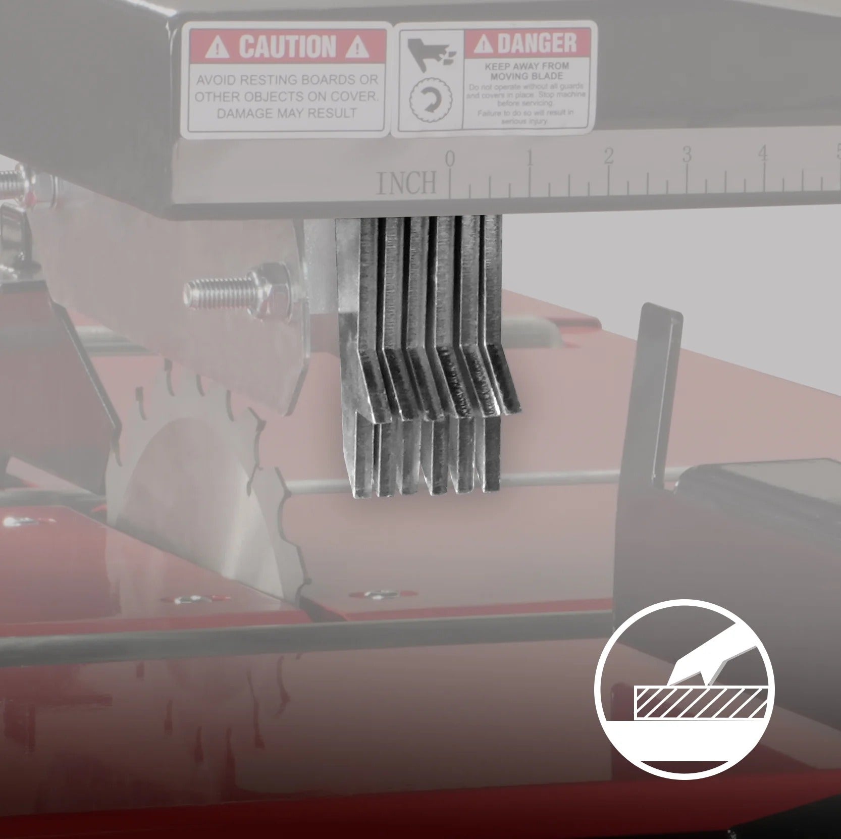 MechMaxx 10" Blade Gas Powered Single Blade Edger with 12" Max Cutting Width, Model SBE50