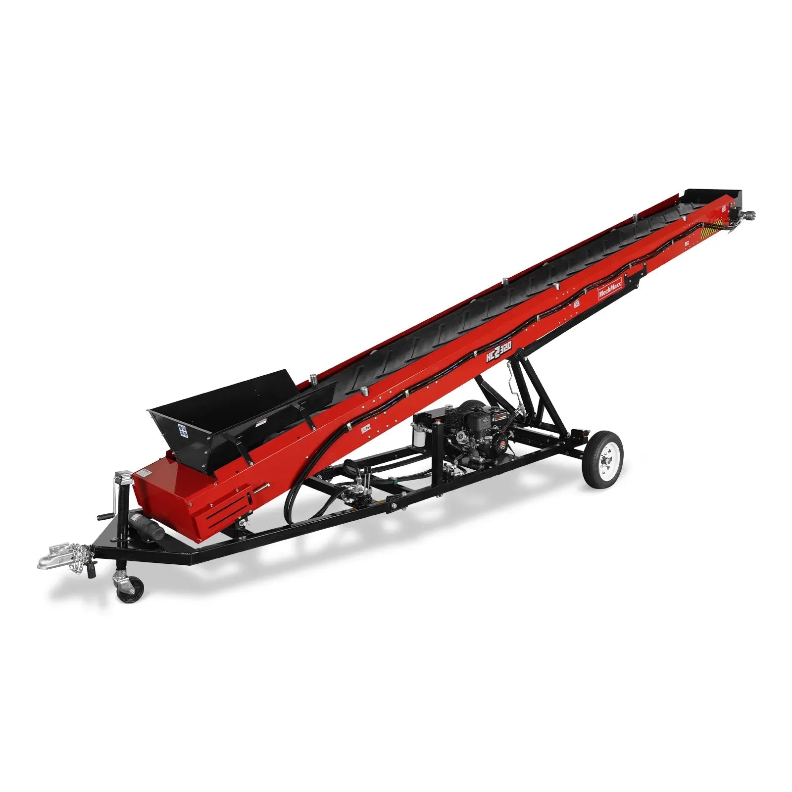 MechMaxx Heavy Duty Conveyor with 9HP 270cc Engine, 180" Max Lift Height, 276" Length, Model HC2320