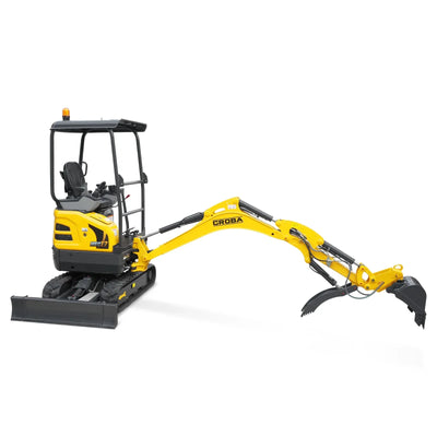 MechMaxx Mini Compact Excavator with Kubota D902 Engine, 95" Max Digging Depth, 4190 lb Operating Weight, Model MEC17PRO