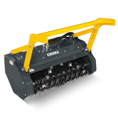 MechMaxx 37" Forestry Drum Mulcher Attachment for Mini Skid Steer with Hydraulic Flow Range 11–16 GPM, Model MCH37