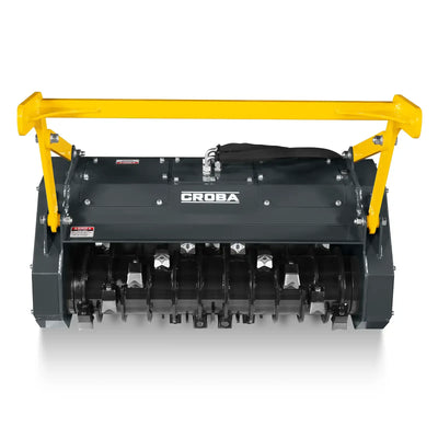 MechMaxx 37" Forestry Drum Mulcher Attachment for Mini Skid Steer with Hydraulic Flow Range 11–16 GPM, Model MCH37