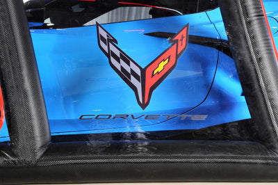 CarCapsule 16 ft SC1 Corvette Series ShowCase Indoor Capsule w/ Road Design Floor, IntelliCharger & LED Kit - CCSH16SC1C