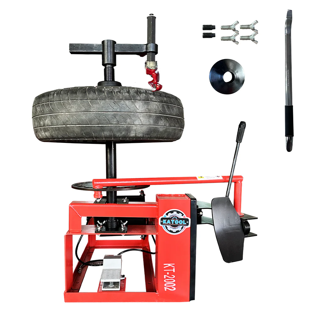 Katool KT-2002 Manual Bead Breaker Tire Changer for Home Garage Use