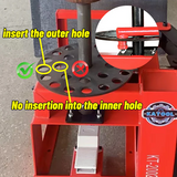 Katool KT-2002 Manual Bead Breaker Tire Changer for Home Garage Use