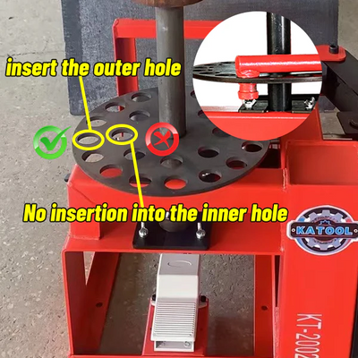 Katool KT-2002 Manual Bead Breaker Tire Changer for Home Garage Use