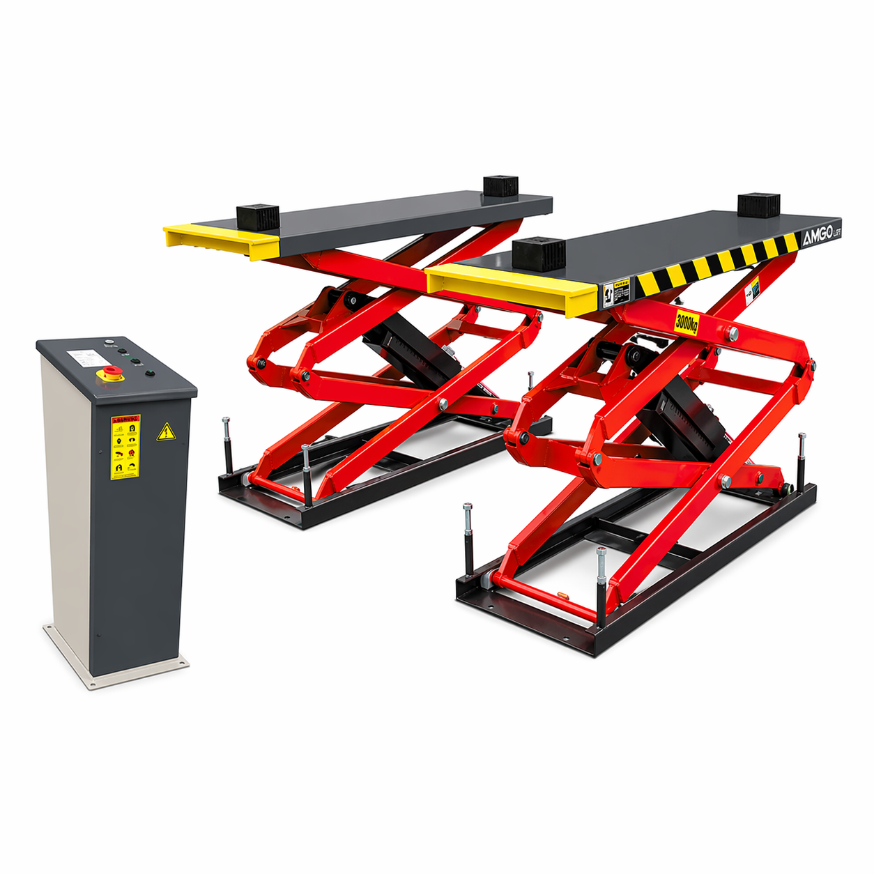 AMGO XL-8F Flush-Mount Full-Rise Scissor Lift 8,000 lb Capacity