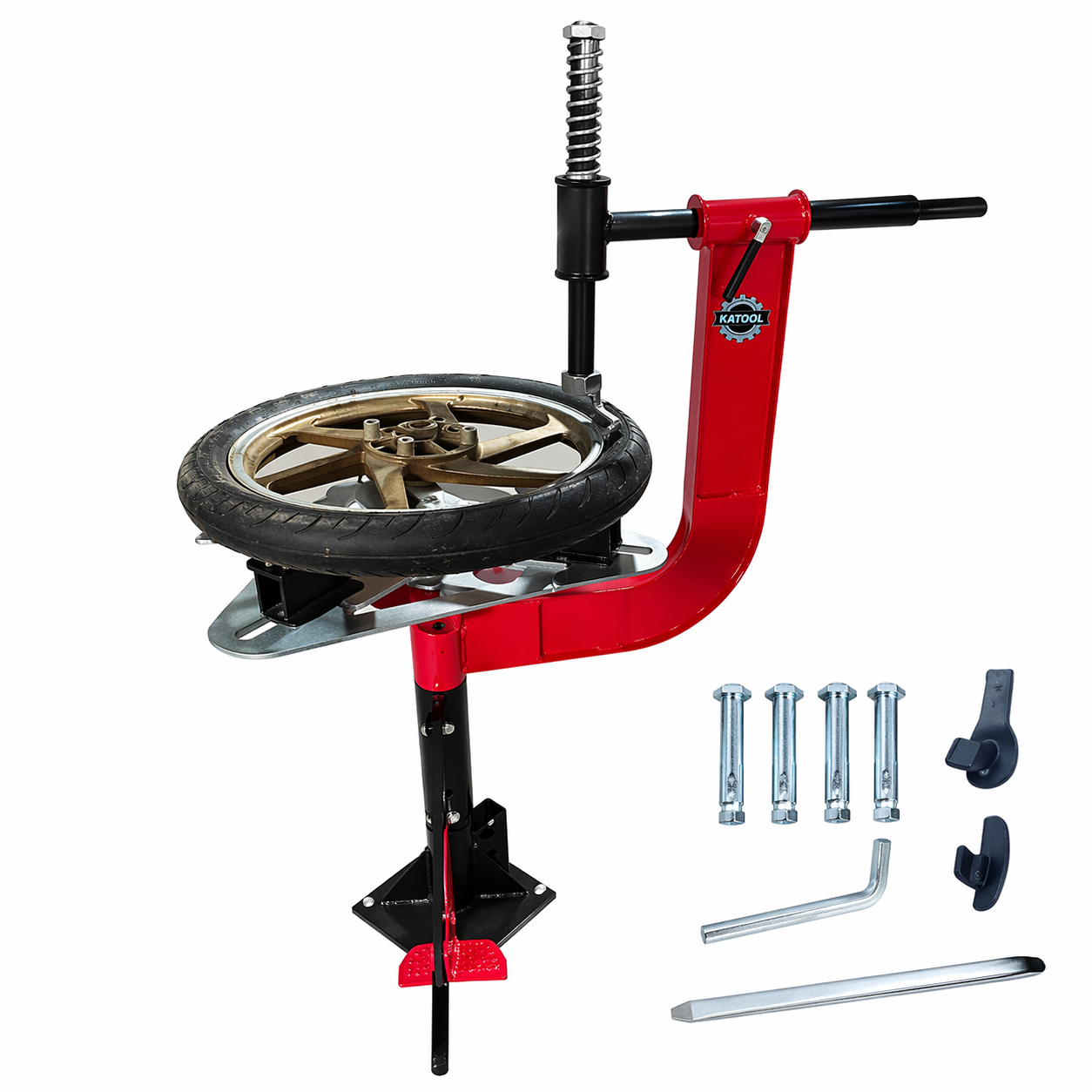 Katool Motorcycle, ATV, and Trailer Tire Changer for 9"-21" Wheels
