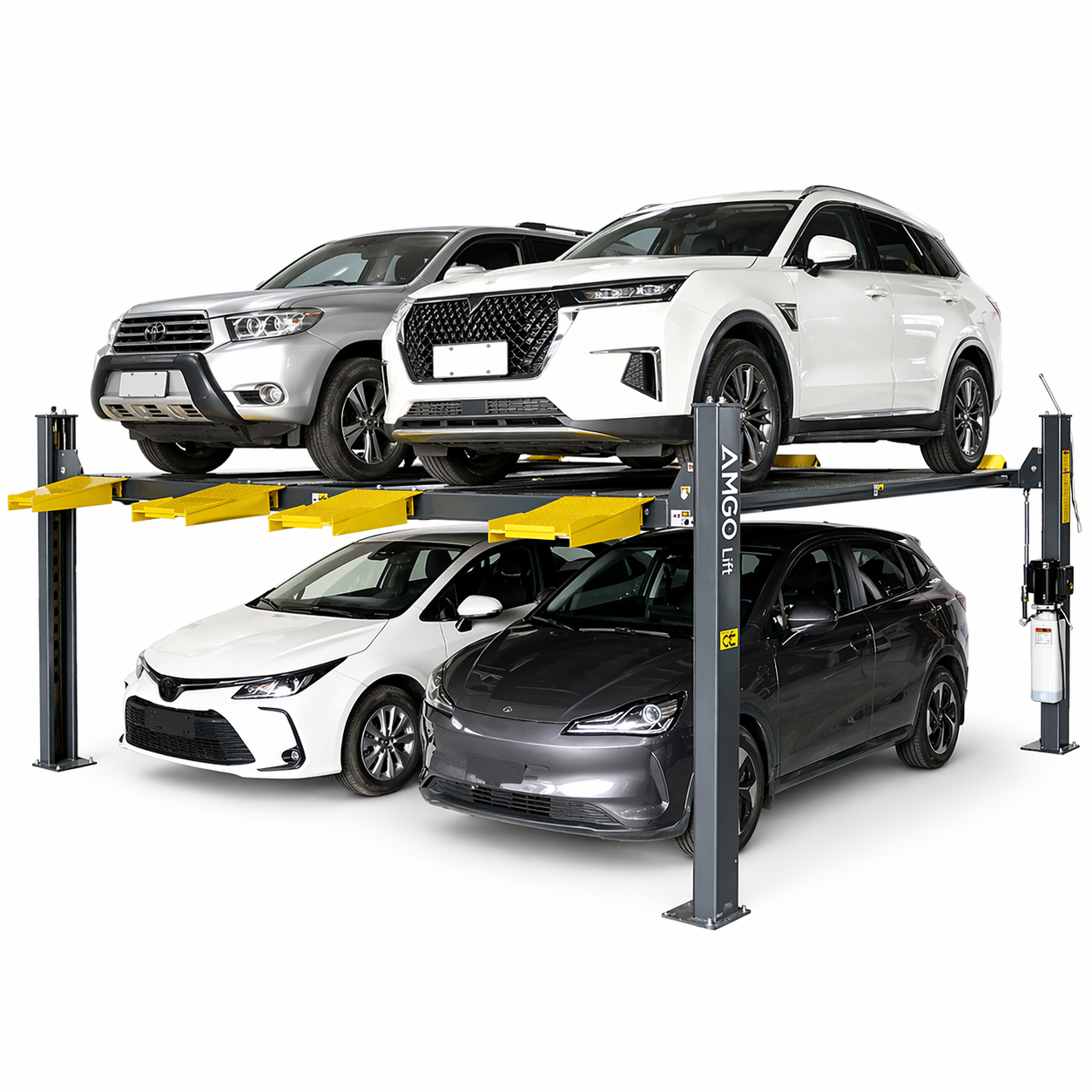 AMGO 409-DPX 4-Post Double Parking Lift 9,000 lb Capacity