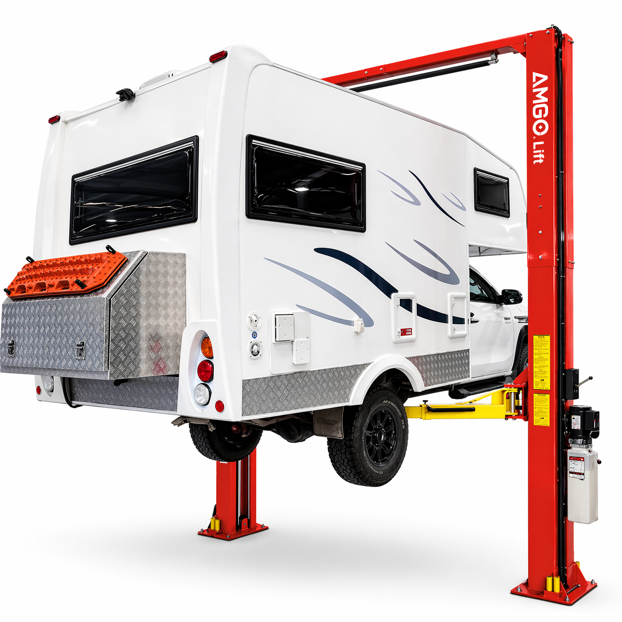 AMGO OH-12 2-Post Car Lift 12,000 lb Adjustable Height