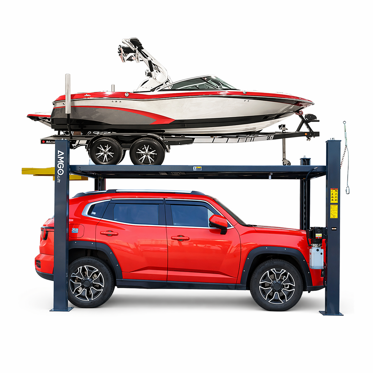 AMGO 408-HPX 4-Post Boat Storage Lift 8,000 lb Capacity