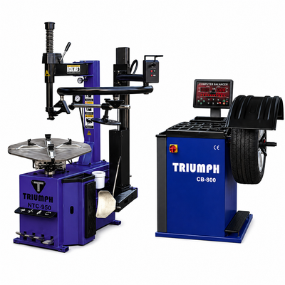 Triumph NTC-950-1 Tire Changer and NTB-800 Wheel Balancer Combo