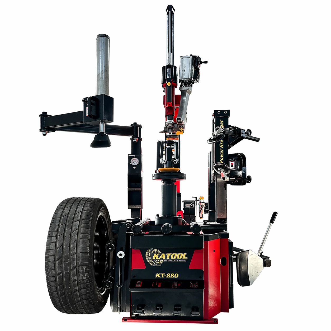 Katool KT-T880 Center Post Swing Arm Tire Changer for 13"-26" Rims