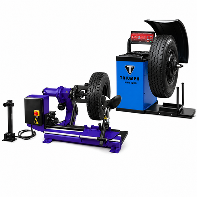 Triumph NTC-690 Tire Changer and NTB-1200 Wheel Balancer Combo
