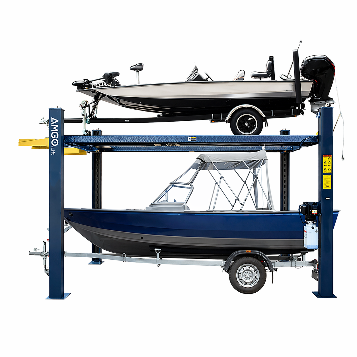 AMGO 408-HLX 4-Post Boat Storage Lift 8,000 lb Capacity