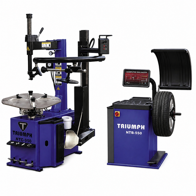 Triumph NTC-950-1 Tire Changer and NTB-550 Wheel Balancer Combo