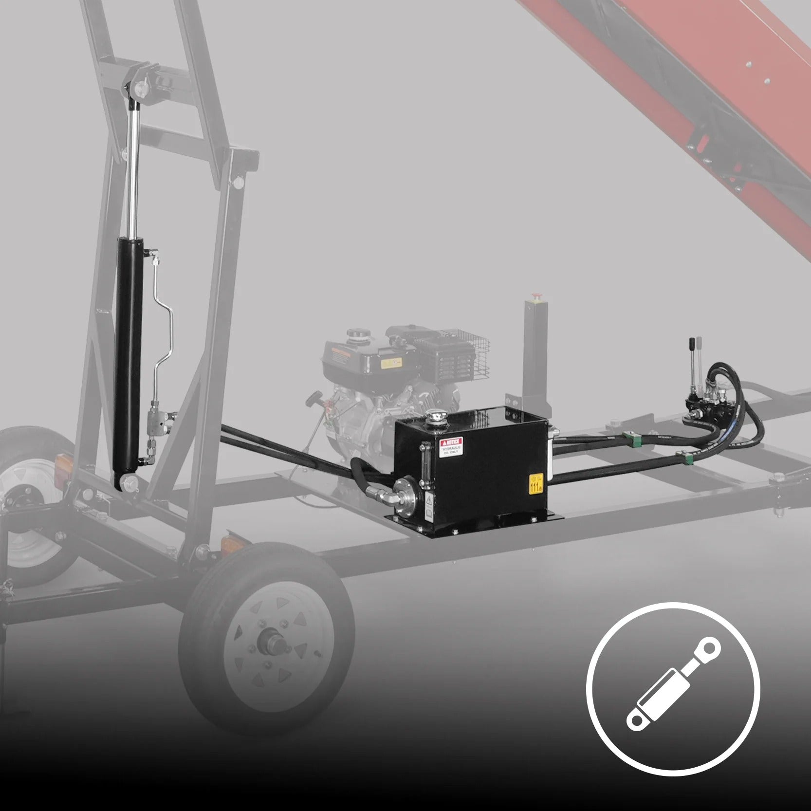 MechMaxx Heavy Duty Conveyor with 9HP 270cc Engine, 180" Max Lift Height, 276" Length, Model HC2320