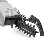 MechMaxx 20" Cutting Depth Trencher Attachment for Mini Skid Steer