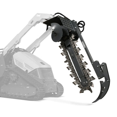 MechMaxx 20" Cutting Depth Trencher Attachment for Mini Skid Steer