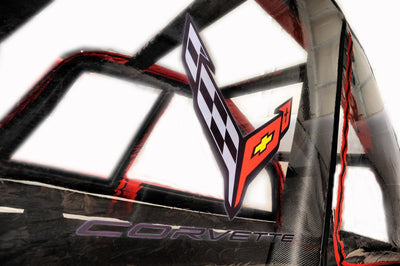 CarCapsule 16 ft SC1 Corvette Series ShowCase Indoor Capsule w/ Road Design Floor, IntelliCharger & LED Kit - CCSH16SC1C