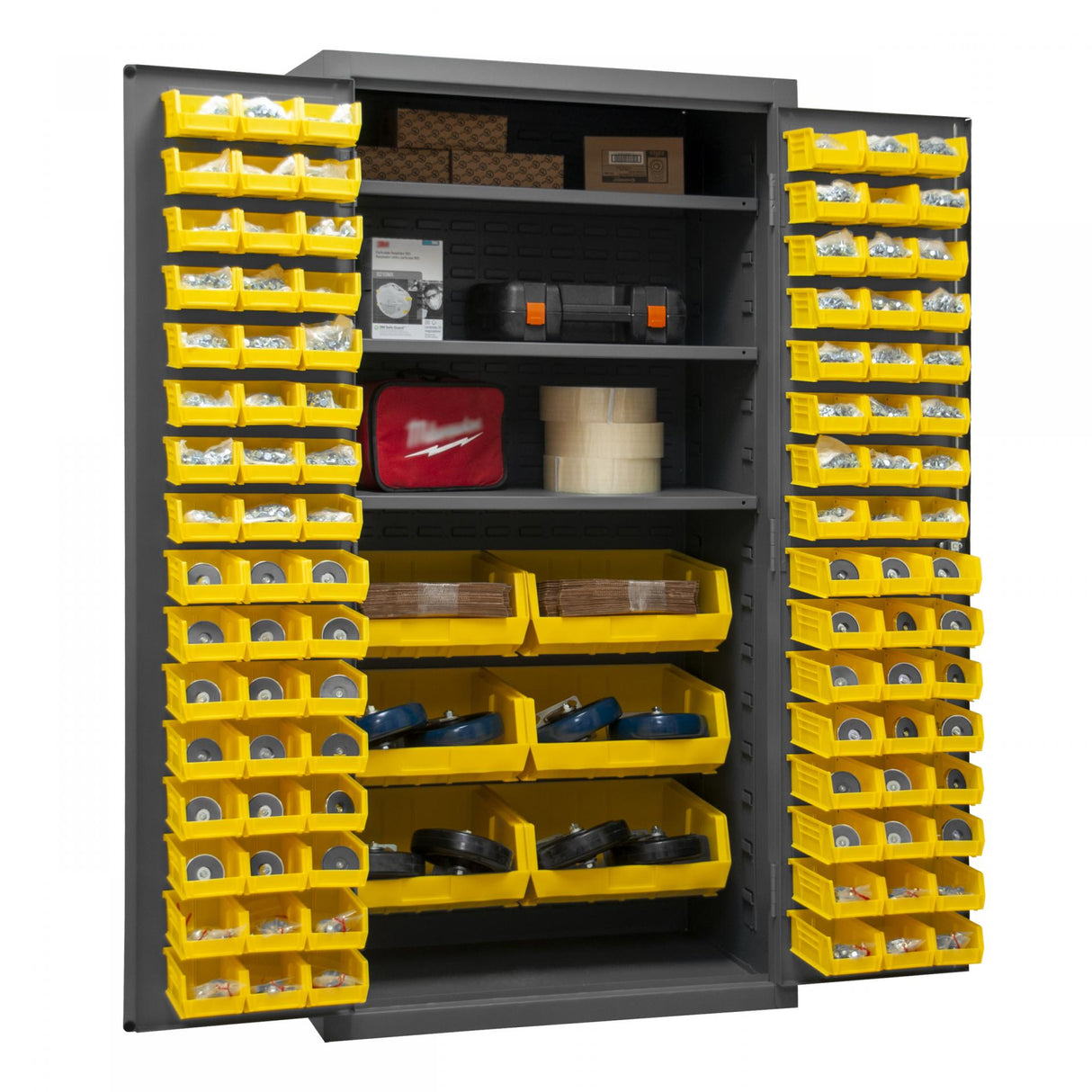 Durham 2501-BDLP-102-3S-95 Bin Storage Cabinet