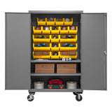 Durham 2502M-BLP-18-2S-95 Bin Storage Cabinet