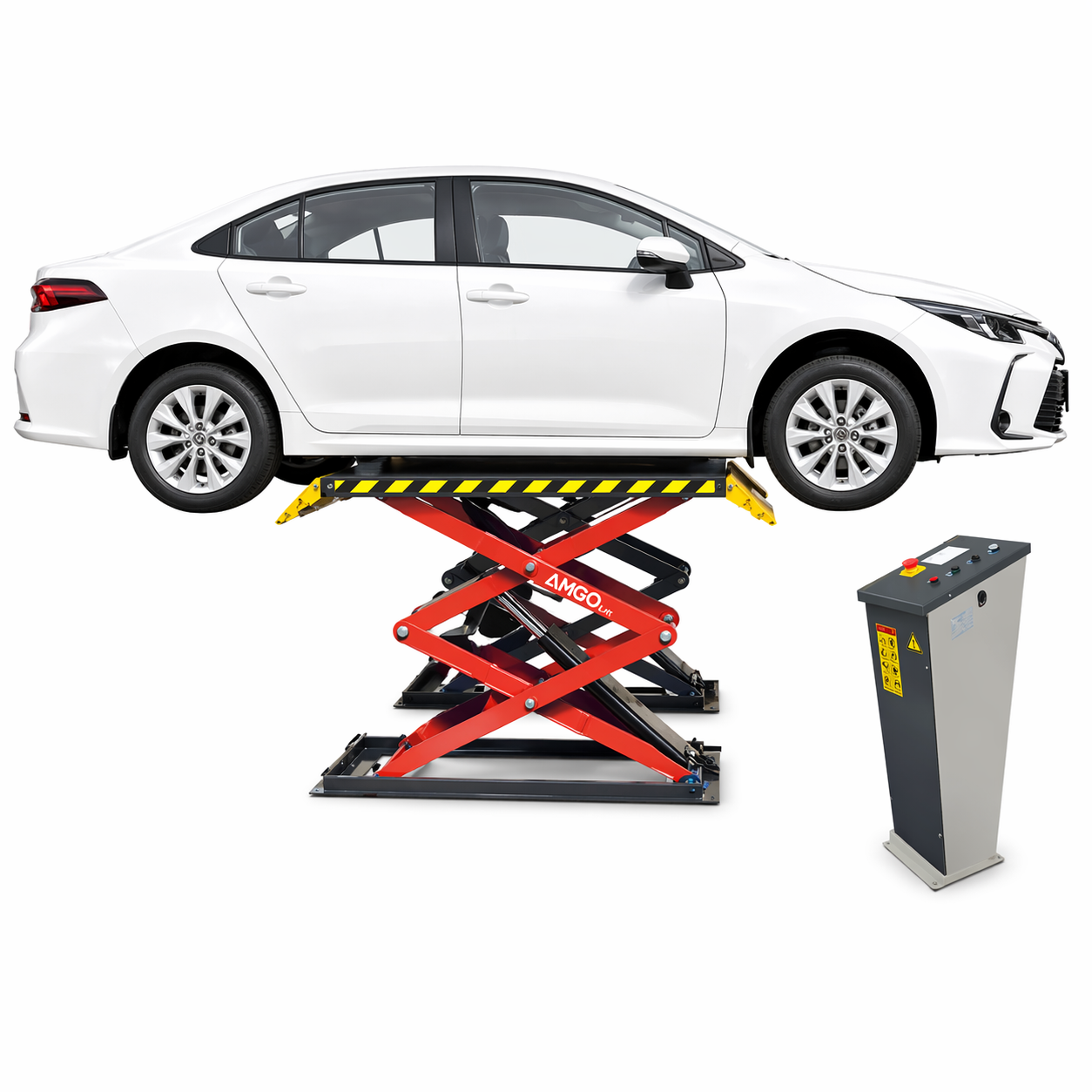 AMGO XL-7 Low-Profile Scissor Lift 7,000 lb Capacity