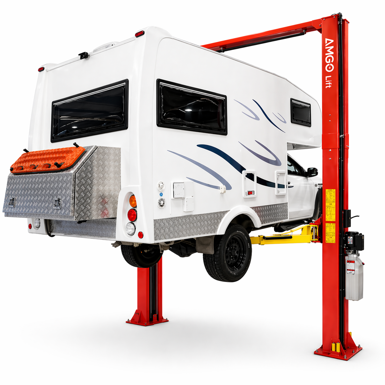 AMGO OH-12S 2-Post Car Lift 12,000 lb Low Ceiling