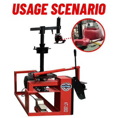 Katool KT-2002 Manual Bead Breaker Tire Changer for Home Garage Use