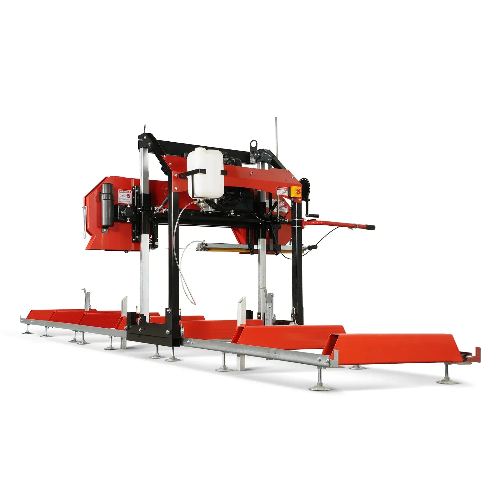 MechMaxx 32" Portable Sawmill with KOHLER CH440 Engine, 20' Track Length with Extension and 5 Blades Included, Model SM-32