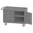 Durham 3401NVS-5PU-95 Mobile Bench Cabinet